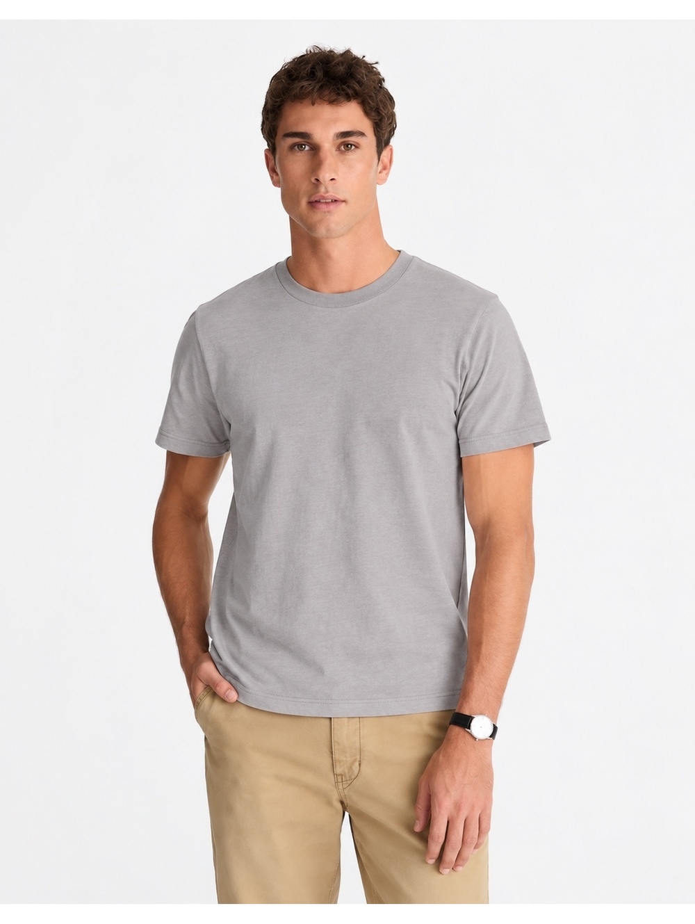 Madewell Allday Tee Men’s Medium Gray 100% Cotton Crewneck T-Shirt NM162